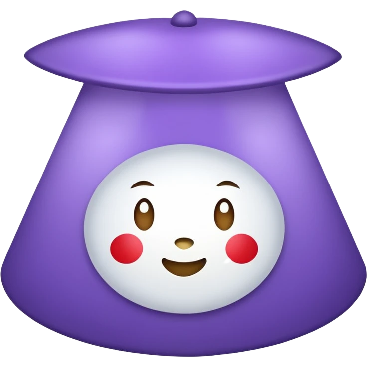  luminária japonesas roxas e ciano emoji