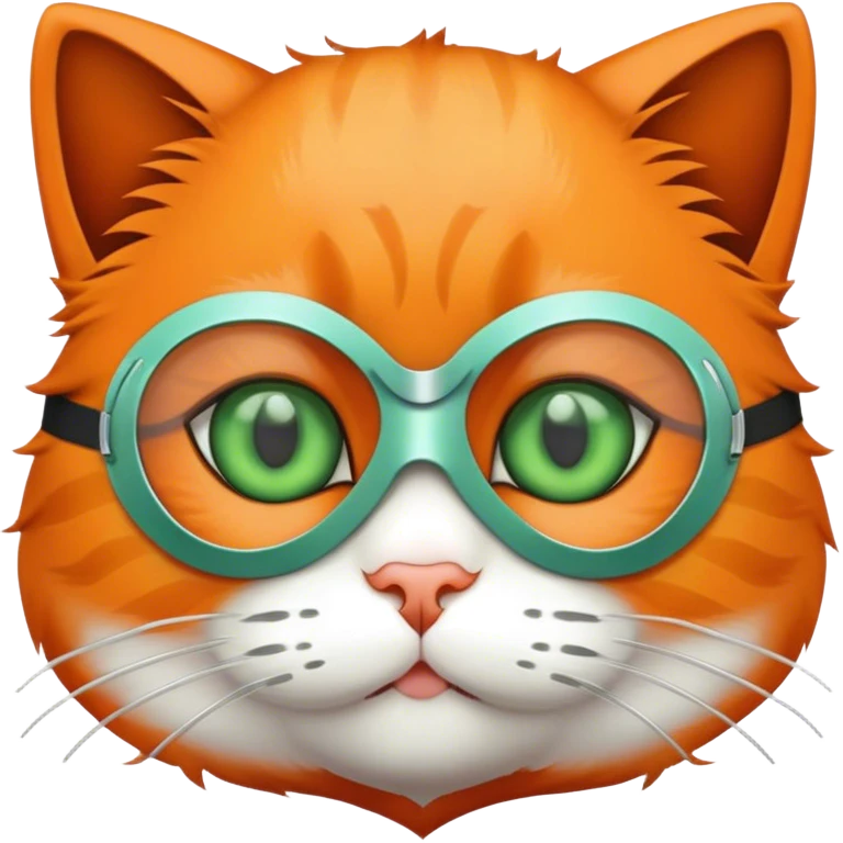 Cat in surgical mask emoji