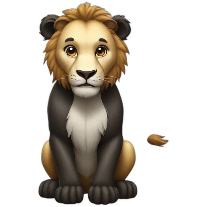 Lion Panda emoji