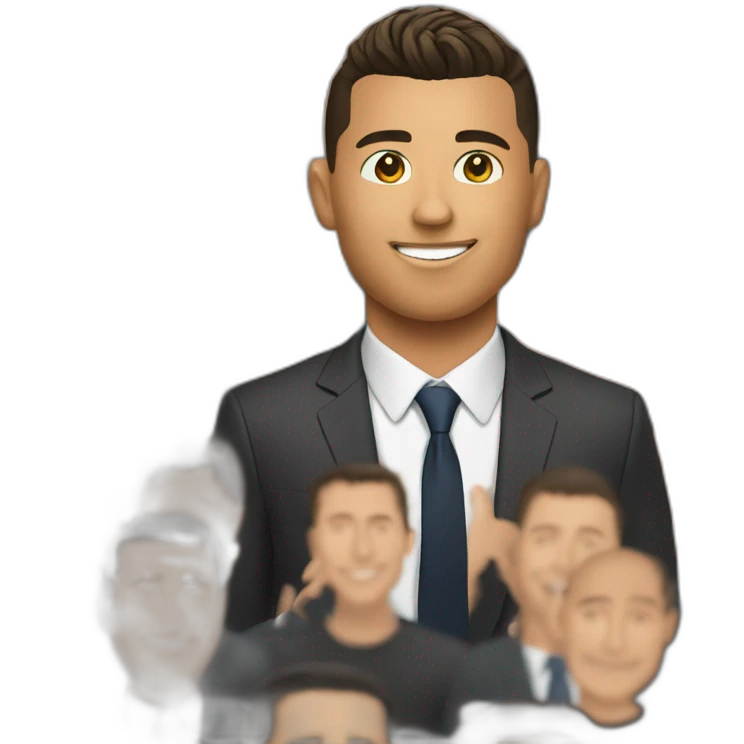 Ronaldo head applause emoji