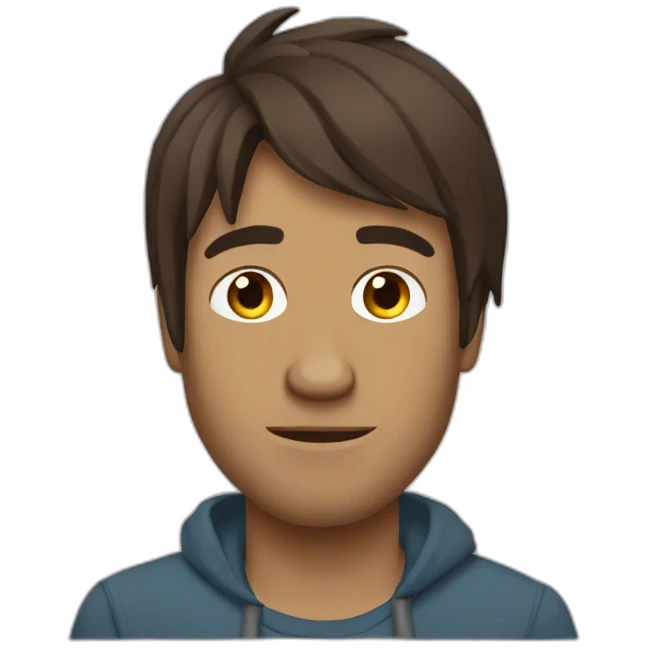 bojack horseman with brown hair emoji
