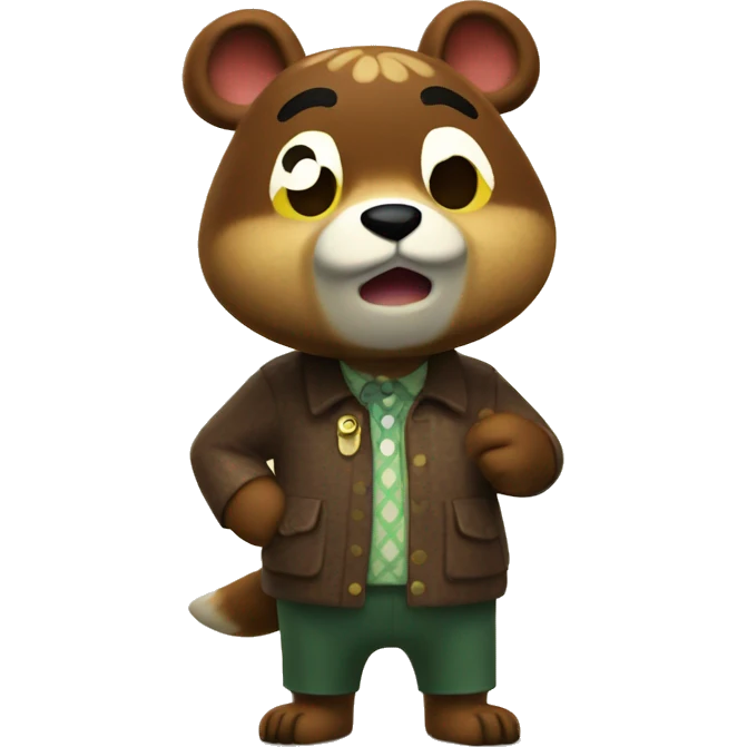 Tom Nook from Animal Crossing emoji