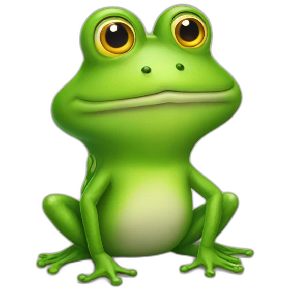 silly frog wearing a halloween costume emoji