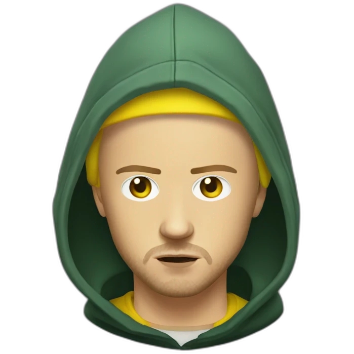 Jesse Pinkman sad hood yellow emoji
