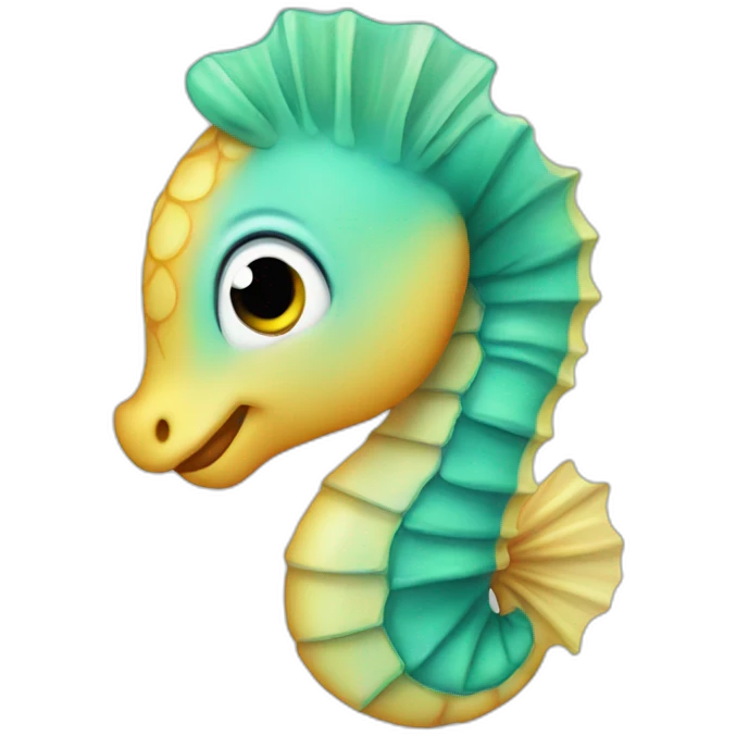 Baby sea horse emoji