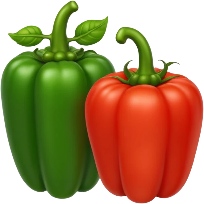 Tomato and bell pepper together emoji