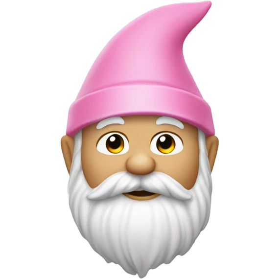 gnome foam pink comb  emoji