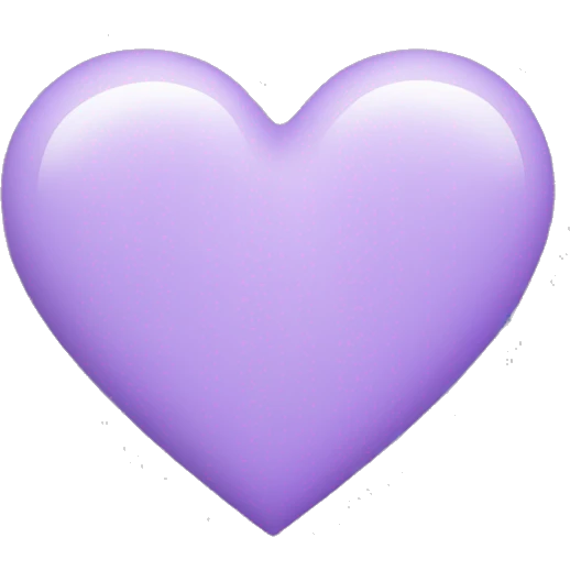 Light purple heart emoji