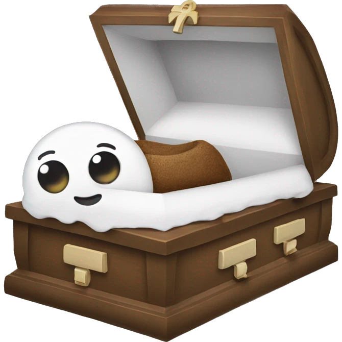 coffee cup in casket emoji