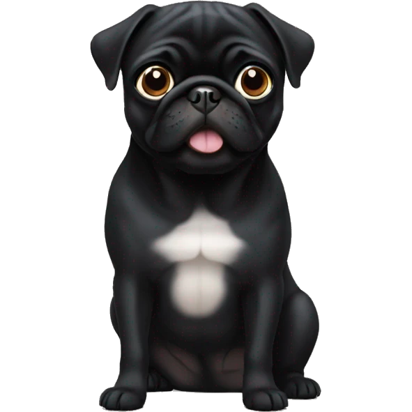 black pug emoji emoji