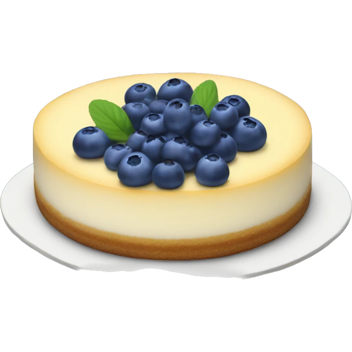 Blueberry Cheesecake  emoji