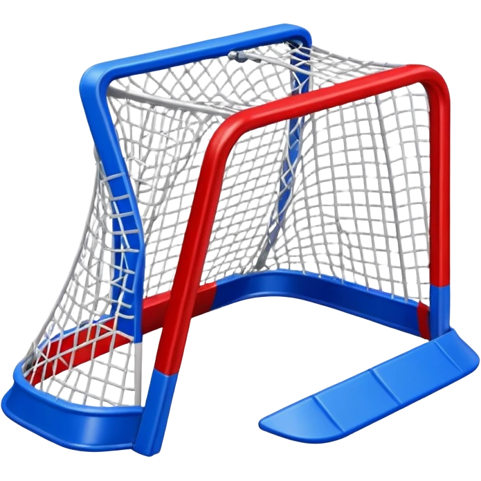 ice hockey goal field (#00A3E0) and red (#F9423A) emoji