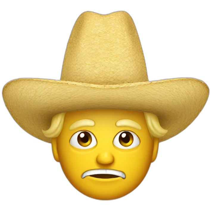 Trump with a sombrero emoji