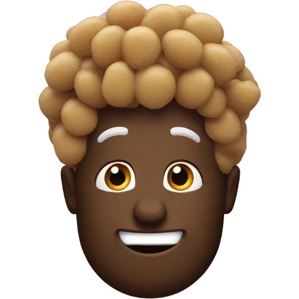 Brushy raisin emoji