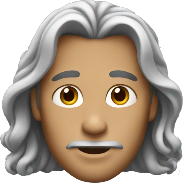 Man with Long hairstyle emoji