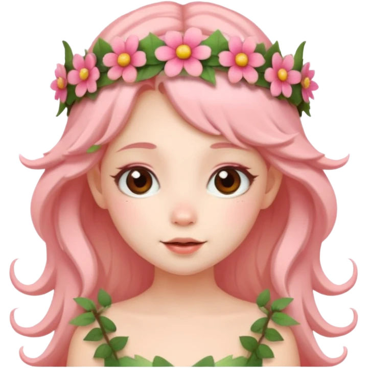 Fairy with Flower Crown emoji