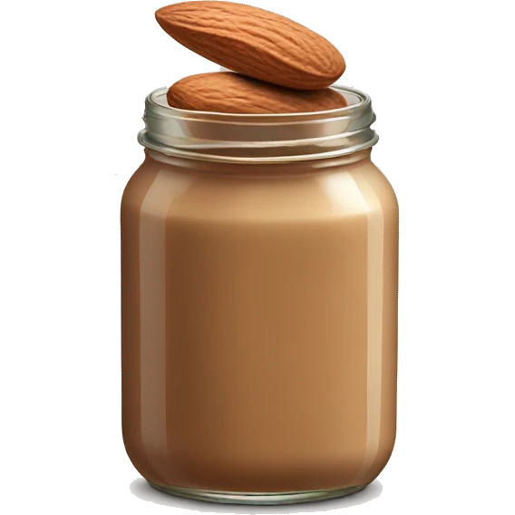 a single jar of almond butter emoji