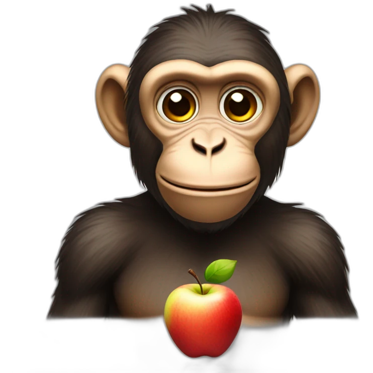 monkey with apple vision pro  emoji