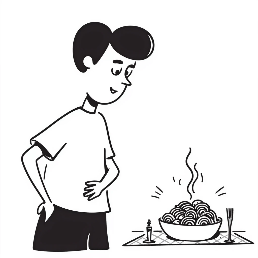 hungry man emoji
