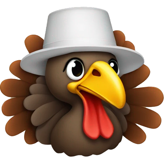 turkey hat emoji