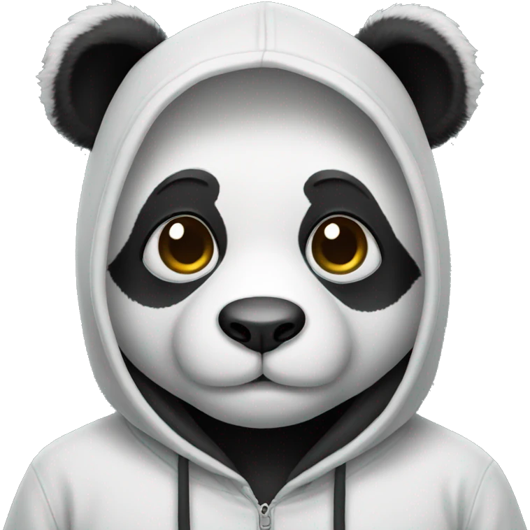 panda with hoodie emoji