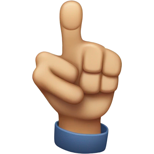 Mad person with thumbs up emoji