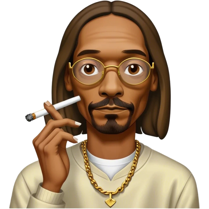 Snoop smoking emoji