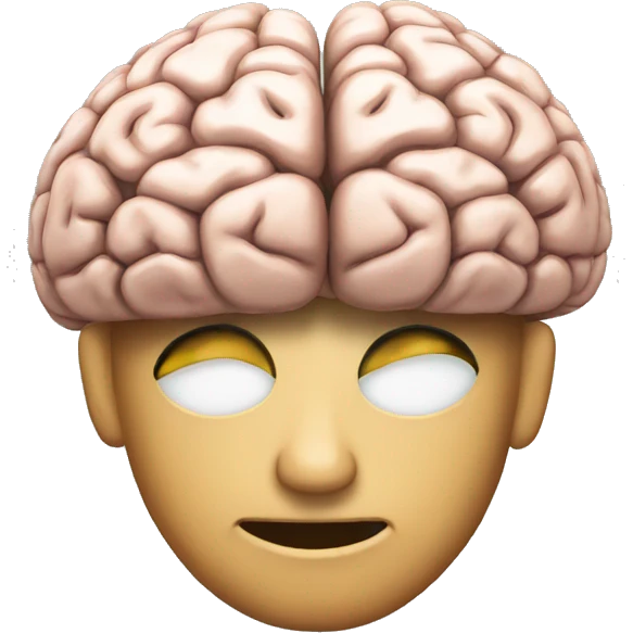 brain up emoji