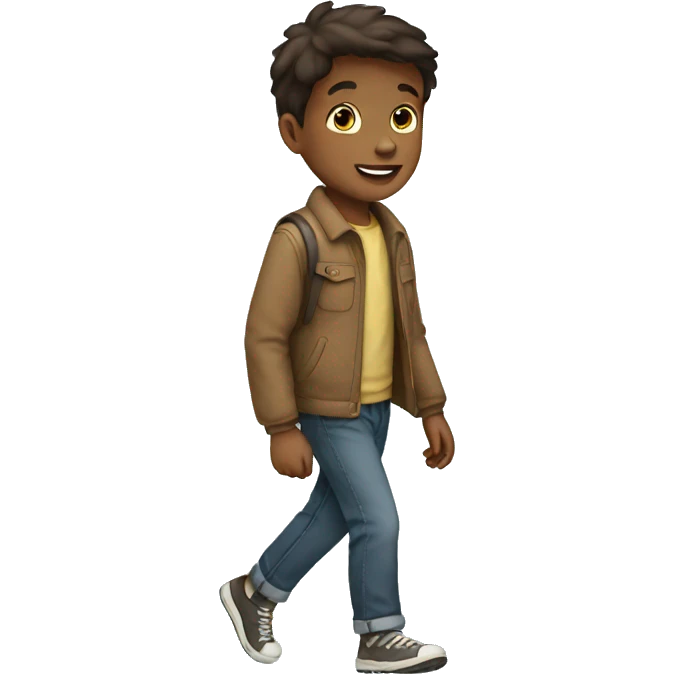 Walking boy emoji
