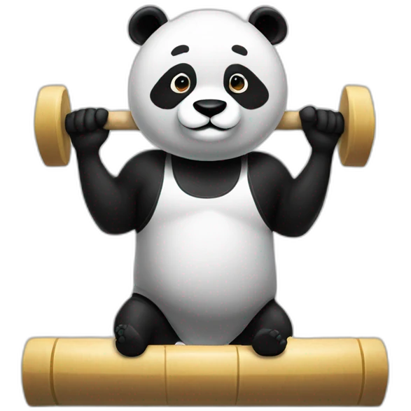 Panda ta gym emoji