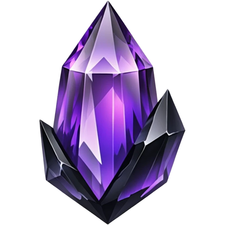 Purplish/black Skyshard crystal emoji
