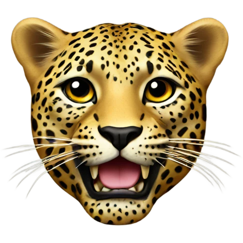 Leopard money print emoji