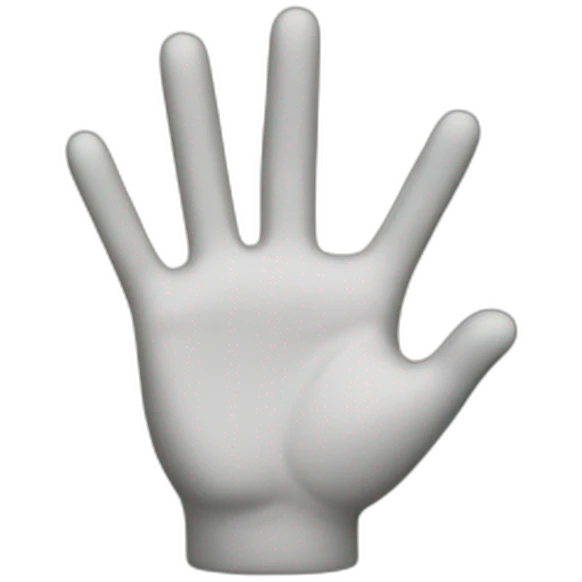 waving hand emoji