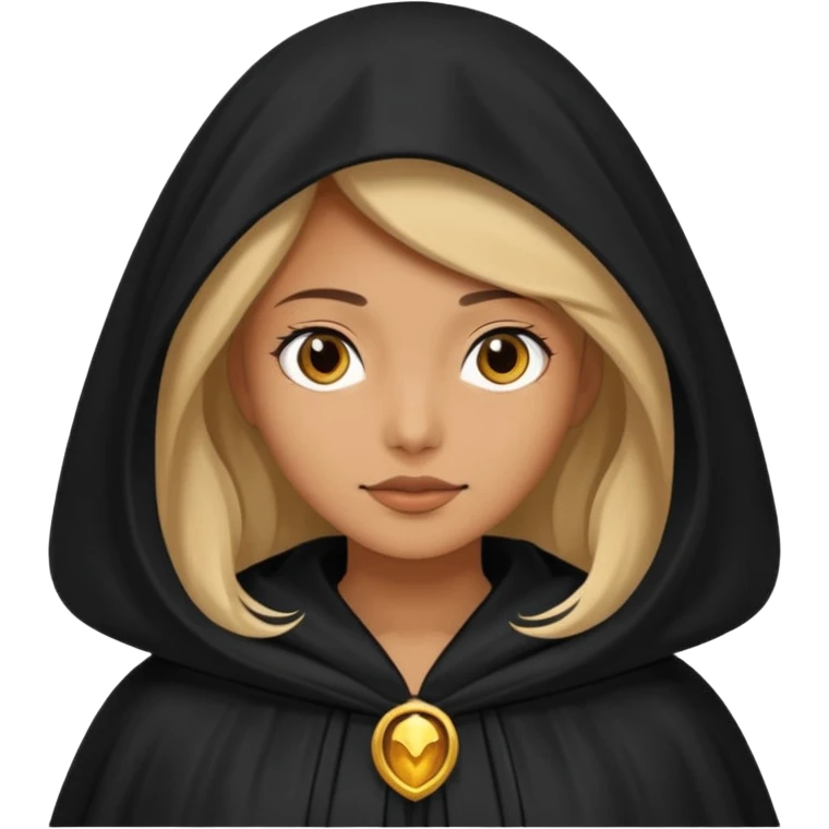 woman in cloak over head emoji