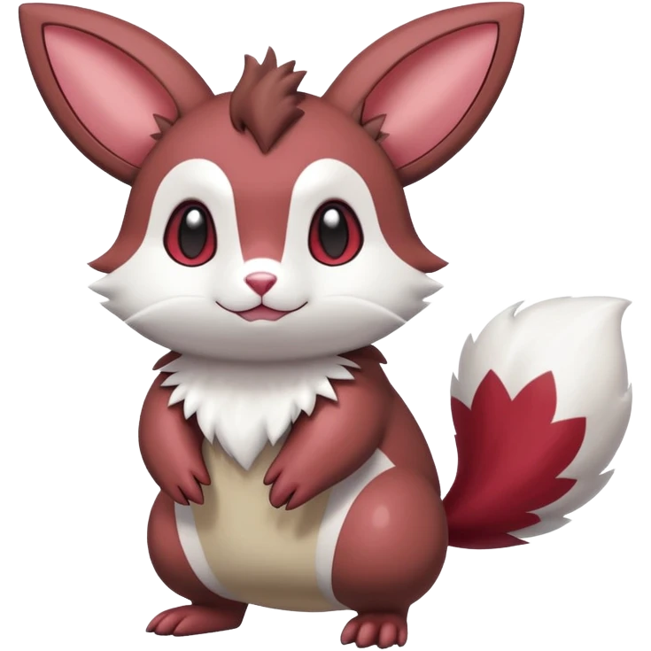 Shiny Furret-Minccino-Zangoose-Hybrid (Full body) emoji