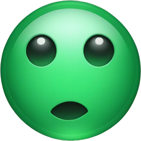 toogle button that turns green when activated and turn black when desactivated emoji