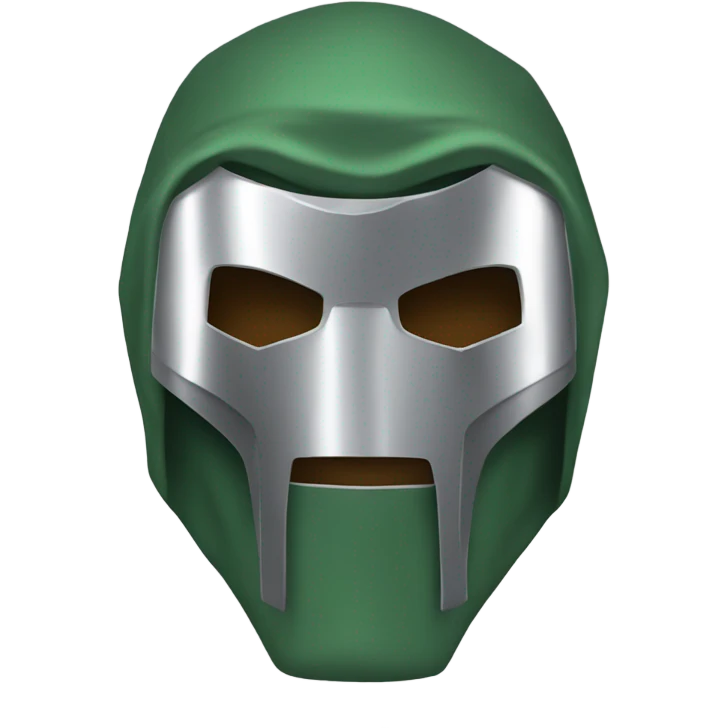 Doctor-doom with silver mask  emoji