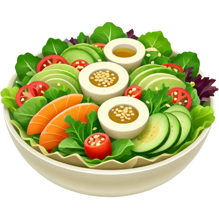 Japanese salad emoji