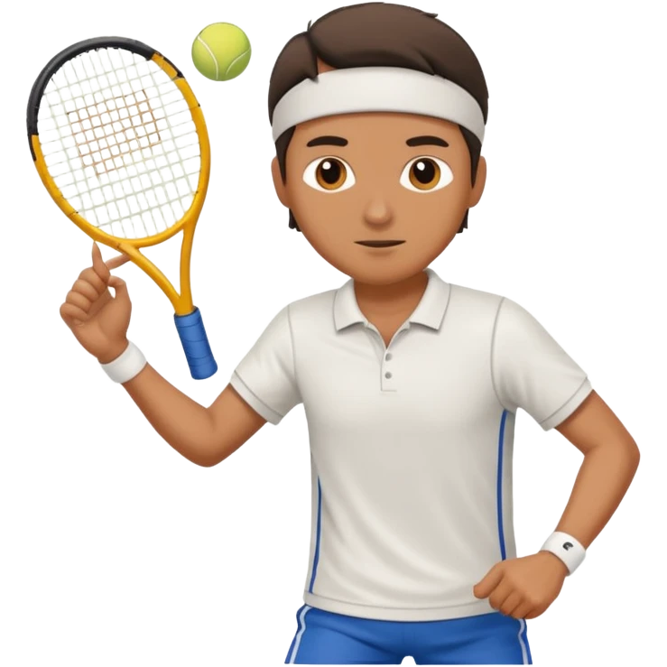 man playing tennis emoji