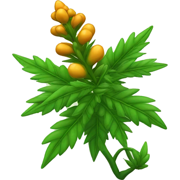 Cannibas plant emoji