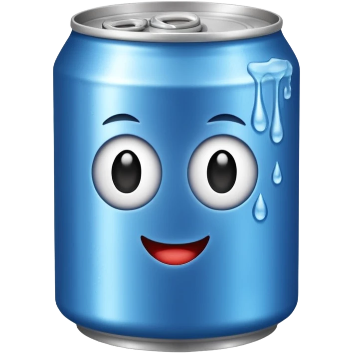 drink can blue emoji