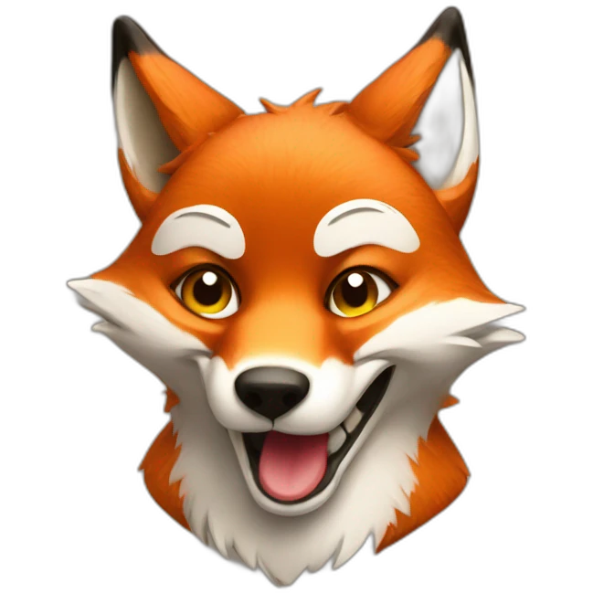 drunk fox emoji