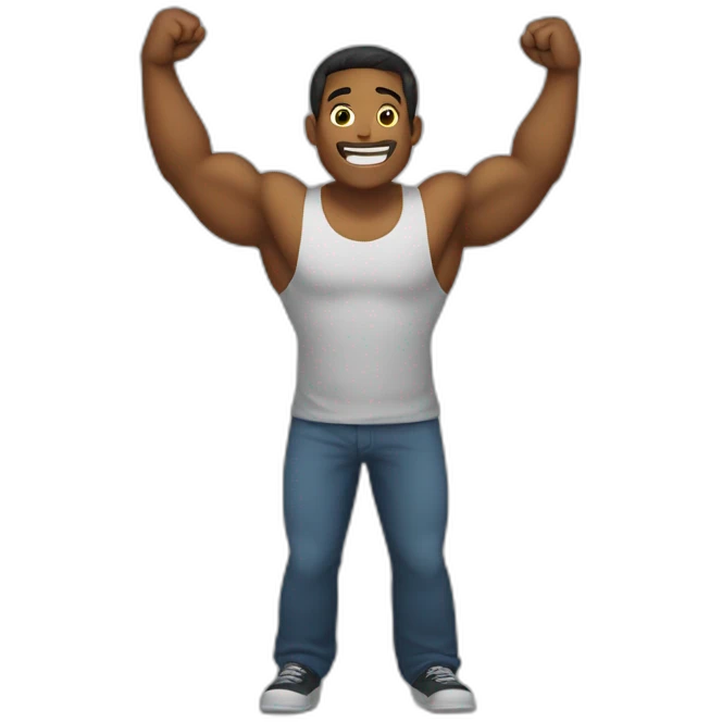 Arms wide open emoji