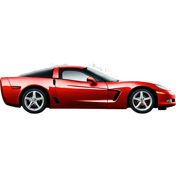 red c6 2006 corvette emoji