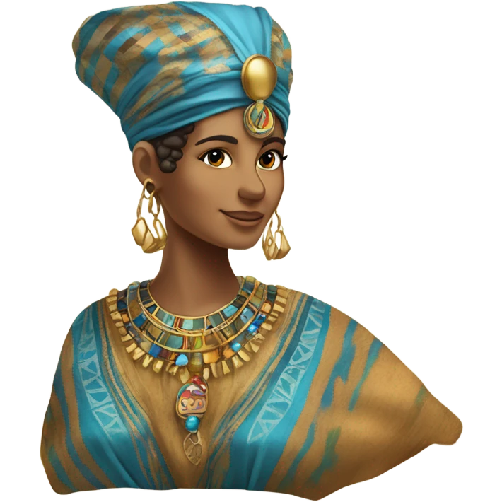 egyptian with traditional costume emoji