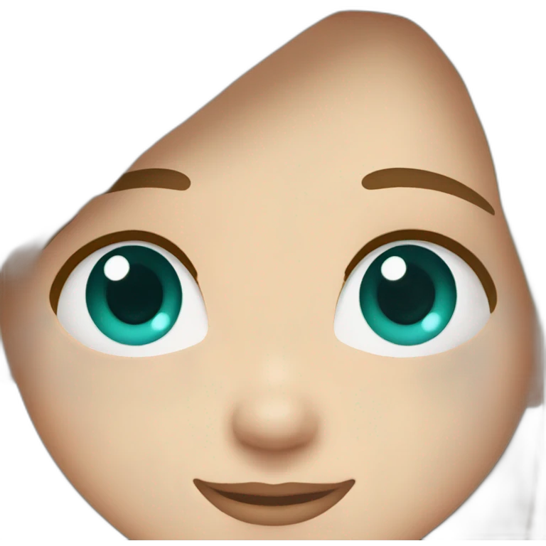 Hug white girls 1 with long straight light brown hair and turquoise eyes 2 brown hair square and brown eyes emoji