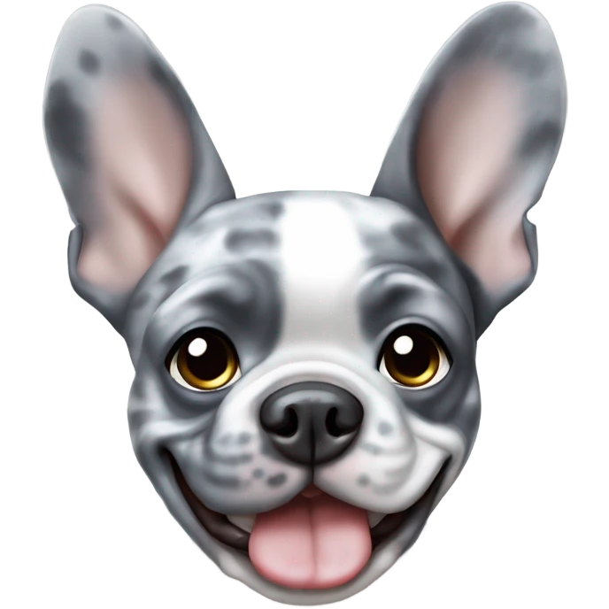 Blue Merle Frenchie emoji