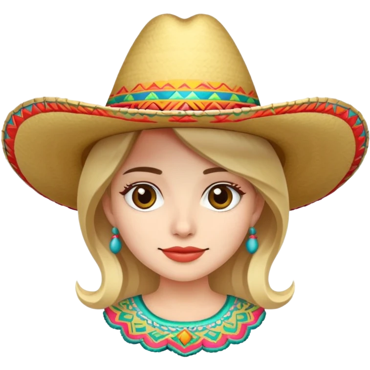 emily wearing sombrero  emoji