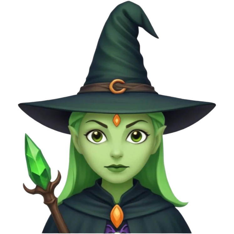 Witch with Green Skin  emoji