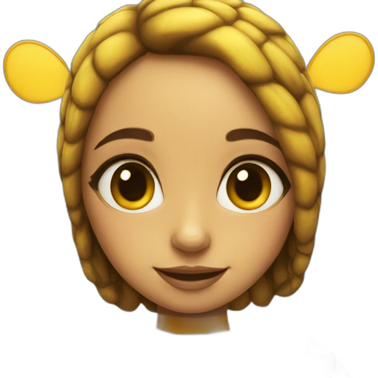 Bee girl emoji
